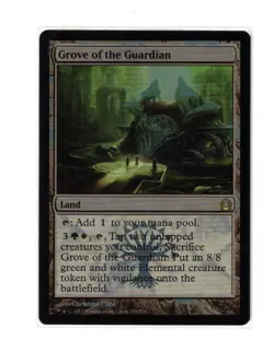 MTG - NM Foil - Grove of the Guardian - Return to Ravnica 240 - Image 1