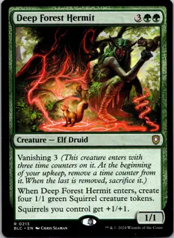 Deep Forest Hermit R Commander: Bloomburrow 213 NM - Image 1