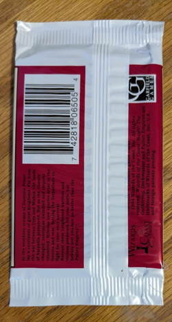 MTG - Fallen Empires Booster Pack - Magic the Gathering Factory Sealed 1994 - Image 2