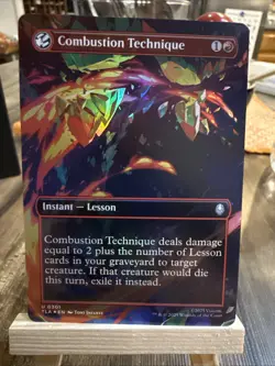 Combustion Technique (Borderless) Avatar: The Last Airbender Foil - Image 1