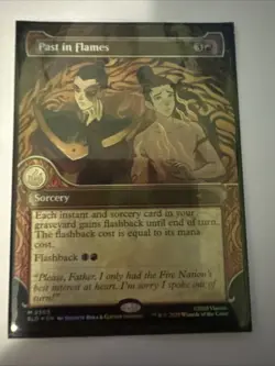 Past In Flames Secret Lair Drop MTG Rainbow Foil Near Mint - Image 1