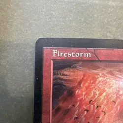 Magic The Gathering Firestorm Weatherlight Rare Instant Red 1997 Jeff Miracola - Image 3
