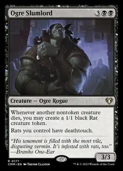 x1 Ogre Slumlord R MTG Commander Masters M/NM, English - Image 1