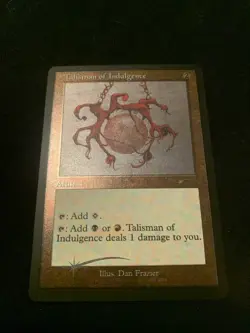 Talisman of Indulgence (Retro Frame) (Foil Etched) Secret Lair Drop Foil - Image 1