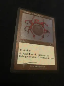 Talisman of Indulgence (Retro Frame) (Foil Etched) Secret Lair Drop Foil - Image 2