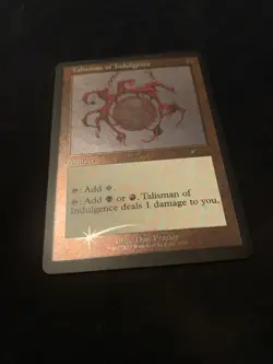 Talisman of Indulgence (Retro Frame) (Foil Etched) Secret Lair Drop Foil - Image 4