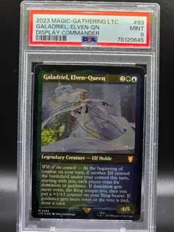 Galadriel, Elven-Queen Display Commander (Foil) NM LOTR PSA 9 POP 2 NONE Higher! - Image 1