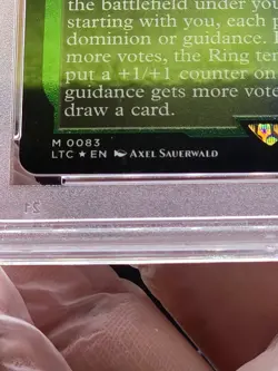 Galadriel, Elven-Queen Display Commander (Foil) NM LOTR PSA 9 POP 2 NONE Higher! - Image 3