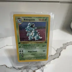 Pokemon TCG Nidoqueen Jungle 7/64 Holo Rare 1st Edition 1999 90 HP - Image 1