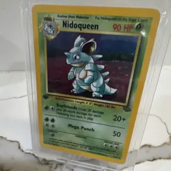 Pokemon TCG Nidoqueen Jungle 7/64 Holo Rare 1st Edition 1999 90 HP - Image 2