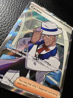 * Cyrano - 230/191 Ultra Rare Holo Pokemon SV08: Surging Sparks PACK FRESH NM - Image 3