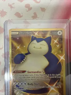 Pokemon Snorlax 224/198 Chilling Reign Gold Secret Rare Full Art Holo NM - Image 2