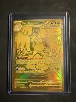 Pokemon Mega Dragonite EX Gold Mega Hyper Rare 295/217 Ascended Heroes ENG - Image 1