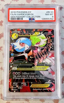 M Gardevoir EX RC31/RC32 Pokemon TCG Generations Radiant Collection PSA 8 NM-MT - Image 1