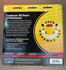 Pokemon Day 2026 Sealed Collection Box Pikachu Promo & Booster Packs English - Image 3