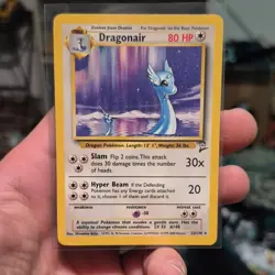 Pokemon Dragonair Uncommon Regular Base Set 2 22/130 HP 80 - Image 1