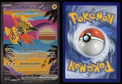 Tapu Koko ex 247/182 Special Illustration Rare Paradox Rift Pokemon - Image 3
