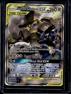 2016-19 Pokemon SM Black Star Promos Lucario & Melmetal #SM192 - Image 1
