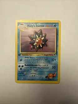 Misty’s Base set Pokemon - Goldeen 30/132, Starmine 56/132, Horsea 86/132 1st Ed - Image 5