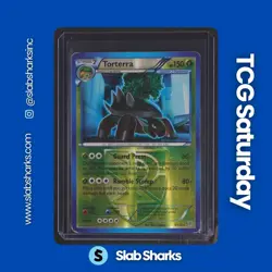 2013 POKEMON BLACK & WHITE PLASMA STORM #3/135 TORTERRA REVERSE HOLO - Image 1