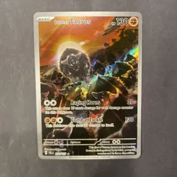 Pokemon Paldean Tauros Illustration Rare Holo Sv02: Paldea Evolved 218/193 - Image 1