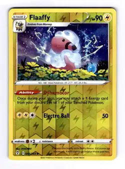 Flaaffy SWSH07: Evolving Skies #055 (2021) Uncommon Reverse Holo NM Pokemon - Image 1