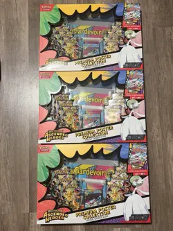 Pokemon Ascended Heroes Premium Poster Collection Gardevoir IN HAND!!! - Image 1