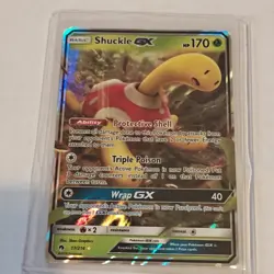 Shuckle GX 17/214 Pokemon TCG Lost Thunder Ultra Rare Holo - Image 1
