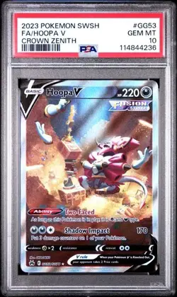 HOOPA V 2023 Pokemon Sword Shield Crown Zenith Galarian Gallery #GG53 PSA 10 - Image 1