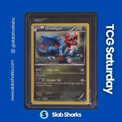 2012 POKEMON DRAGON VAULT #17/20 DRUDDIGON STAMPED - Image 1
