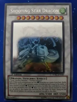 Yugioh Shooting Star Dragon STBL-EN040 Ghost Rare 1st Ed - Image 1