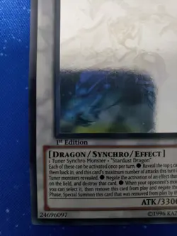 Yugioh Shooting Star Dragon STBL-EN040 Ghost Rare 1st Ed - Image 5