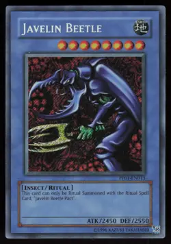Javelin Beetle (Secret Rare) PP01-EN013 Secret Rare ERROR Yu-Gi-Oh - Image 1