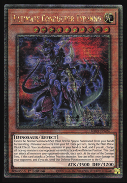 Ultimate Conductor Tyranno - RA04-EN287 - Quarter Century Secret Rare - Yugioh - Image 1