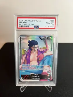 Smoker OP10-001 - One Piece Royal Blood Alt Art - PSA 10 - Image 1