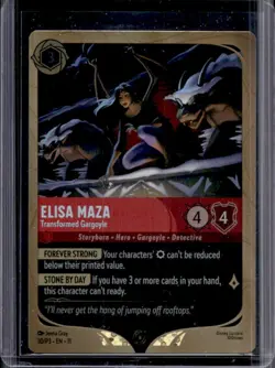 2025 Disney Lorcana Elisa Maza Transformed Gargoyle Winterspell Promo #30/P3 - Image 1
