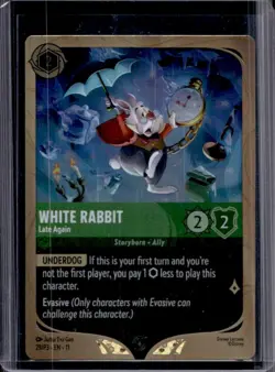 2025 Disney Lorcana White Rabbit Late Again Winterspell Promo #29/P3 - Image 1