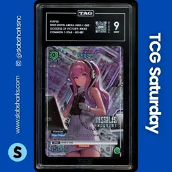 2025 UNION ARENA GODDESS OF VICTORY COMMON 1 STAR NIK-1-082 PEPPER UE14BT TAG 9 - Image 1