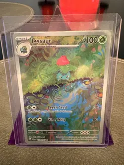 Pokemon TCG Ivysaur Scarlet Violet-151 Holo Card 167/165 IR English NM - Image 4