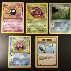 Pokemon Fossil First Edition - Near Mint 5 Card Lot - Image 1