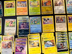 Pokemon sowsow Artist Card Lot – 50 Cards w/ 7 Reverse Holo - Image 3