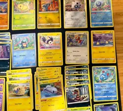Pokemon sowsow Artist Card Lot – 50 Cards w/ 7 Reverse Holo - Image 4