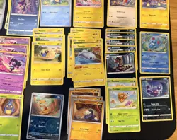 Pokemon sowsow Artist Card Lot – 50 Cards w/ 7 Reverse Holo - Image 5