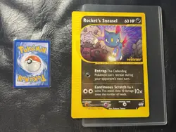 2002 ROCKETS SNEASEL 5 Pokemon BEST OF WINNER PROMO JUMBO VINTAGE CARD NINTENDO - Image 1
