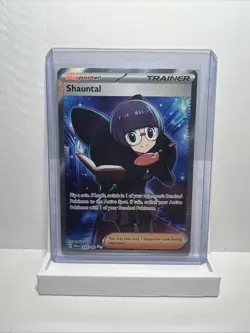 Shauntal 243/182 Paradox Rift Full Art Trainer Ultra Rare Pokemon TCG Card - Image 1