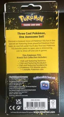 Pokemon TCG: Knock Out Collection Booster Packs Trading Card Set 820650131394 - Image 2