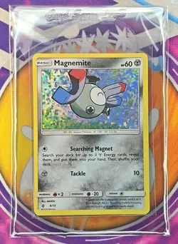 🔥POKEMON MAGNEMITE 8/12 PROMO MCDONALDS 2018 CONFETTI HOLO NM CARD👍📈 - Image 3