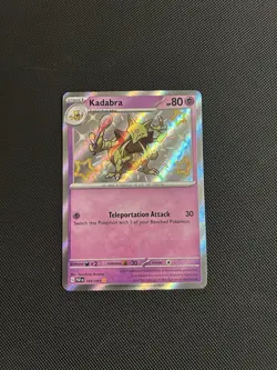 Pokemon Card TCG - Kadabra 149/091 - Paldean Fates - Baby Shiny Rare -Pack Fresh - Image 1