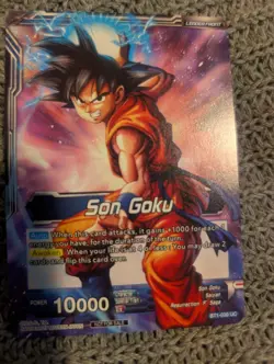 Dragon Ball Super Card - Super Saiyan Blue Son Goku (Hot Stamp) BT1-030 Foil - Image 2