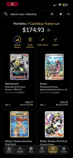 Pokemon Trainer Lot 7 CARD Full Art SIR - Delinquent Dawn Misty PC Lady + More! - Image 2